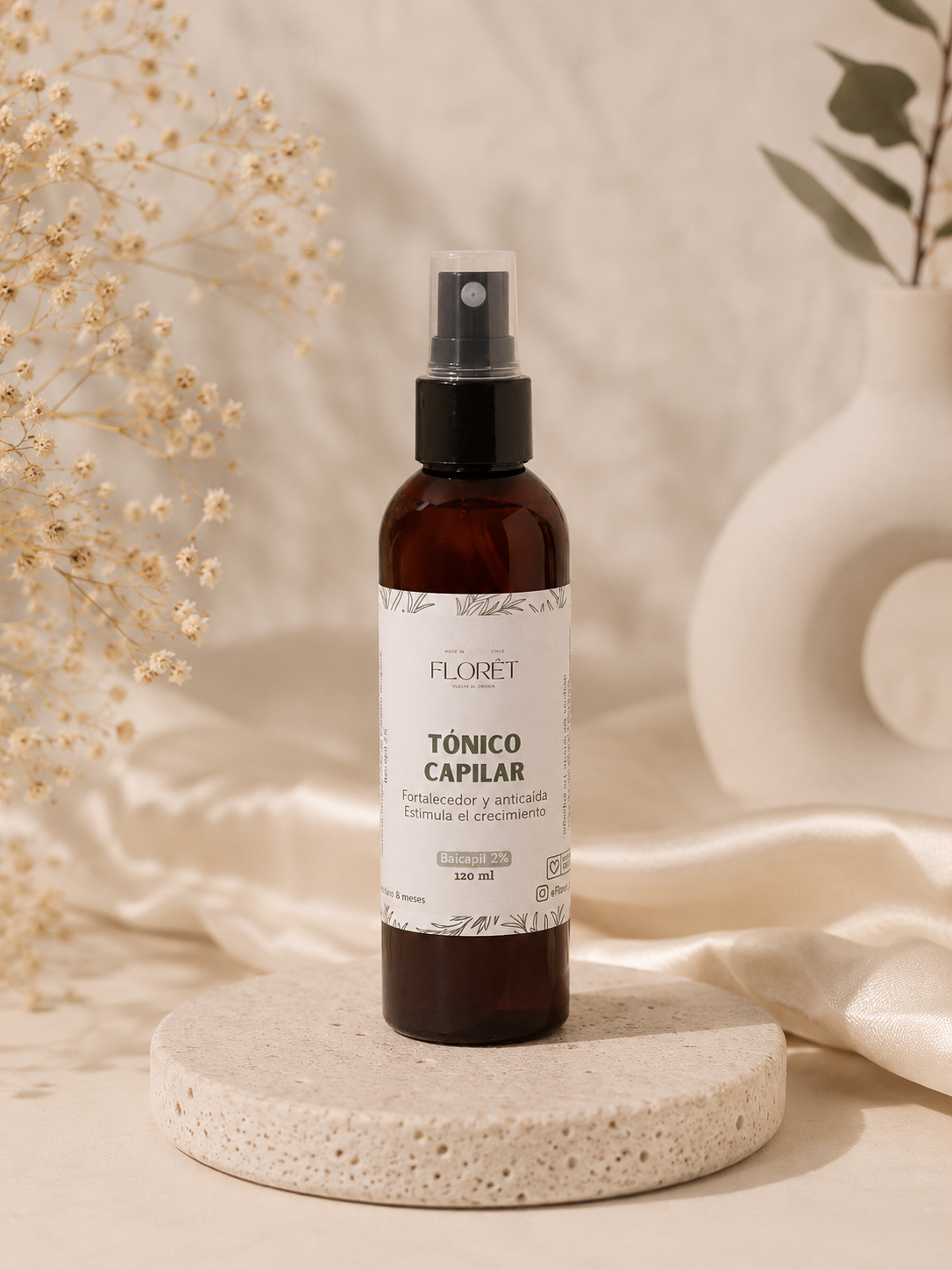 Tonico Capilar Natural para la caída del cabello