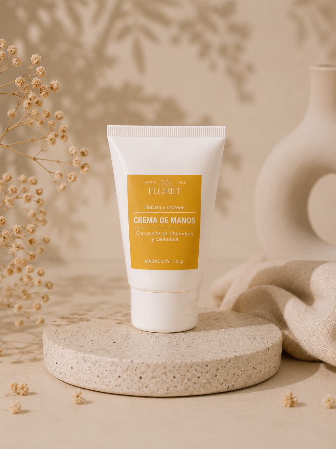 Crema de Manos reparadora con aroma maracuyá
